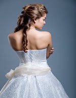 wedding hair styles braid on back picture