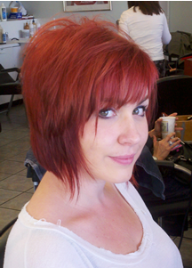 Red hair color Santa Monica, Ca 90405