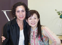 Yuko System- Japanese Hair Straightening 2003 graduation with Ms. Yuko and Noori picture